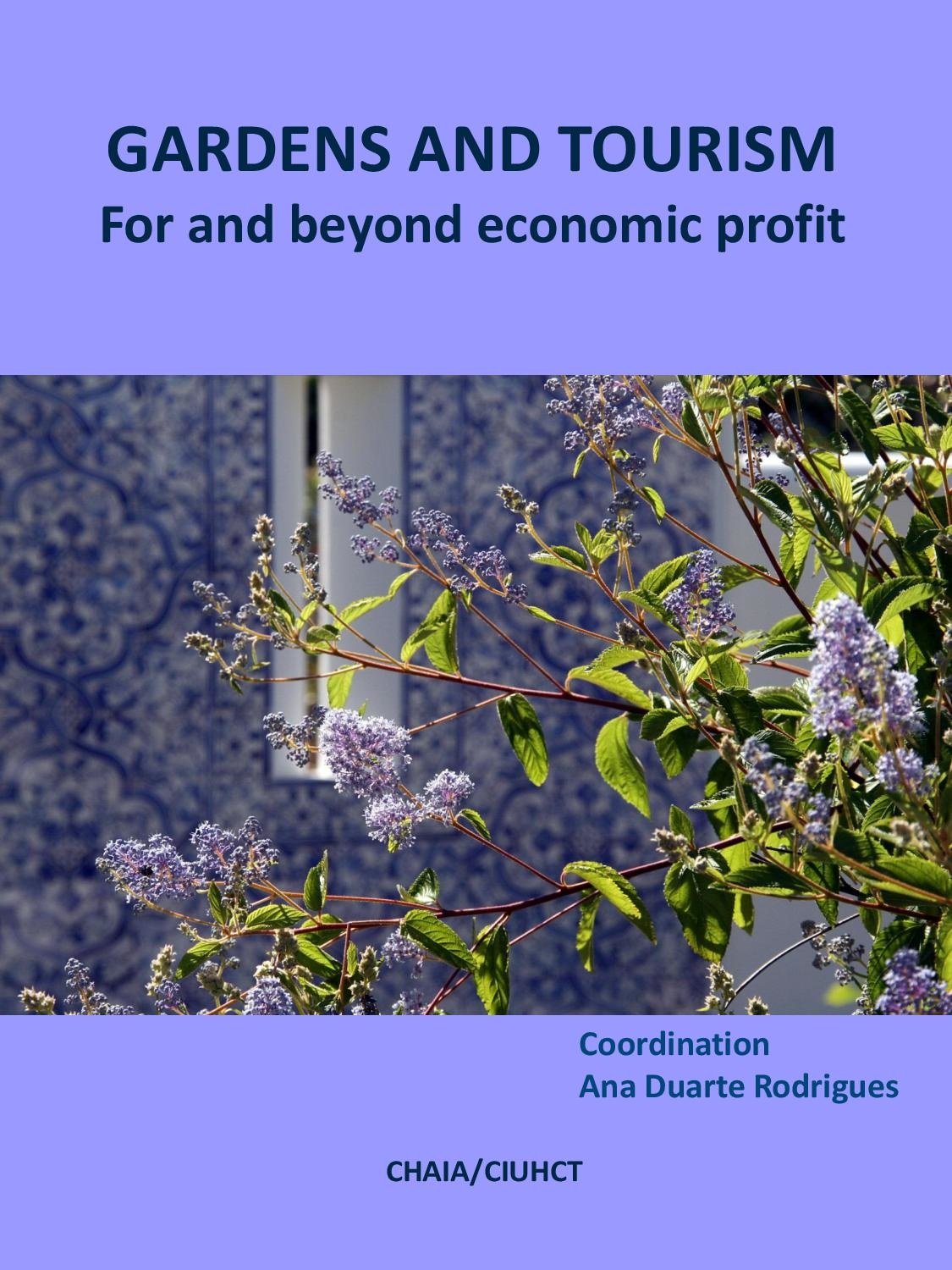Gardens and Tourism for and Beyond Economic Profit, Capa