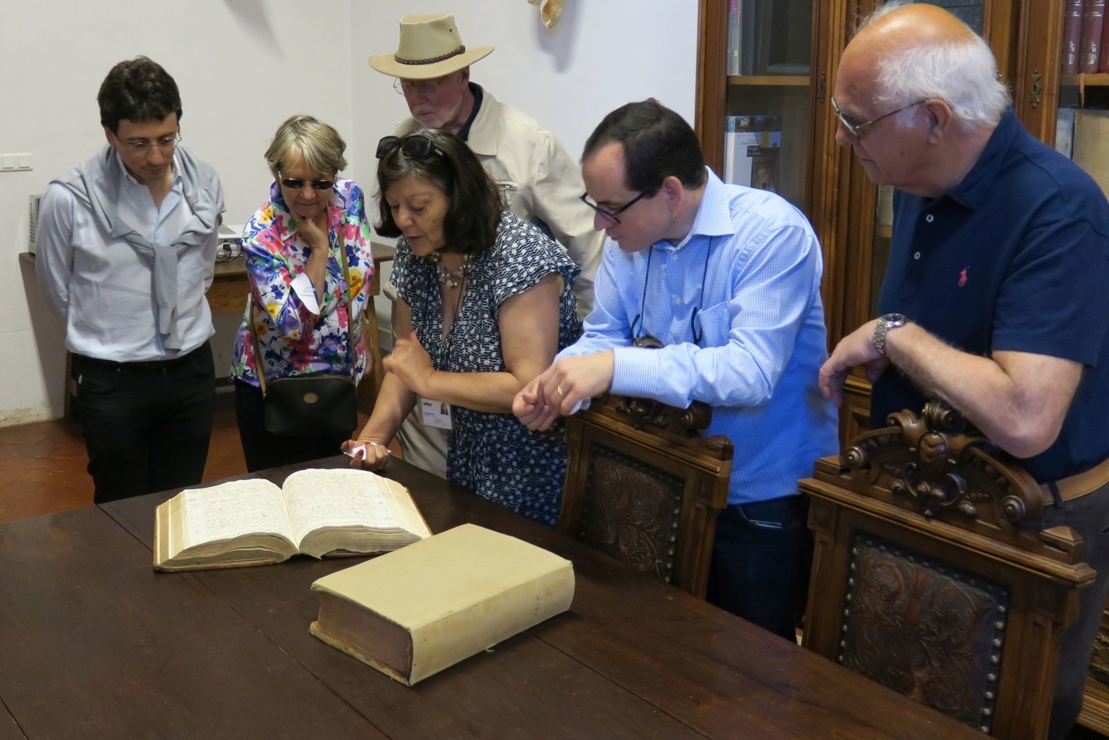 ...as well as a visit to Mafra, where we could see the inventories of the library, which were kindly explained by Dr. Maria Teresa Amaral